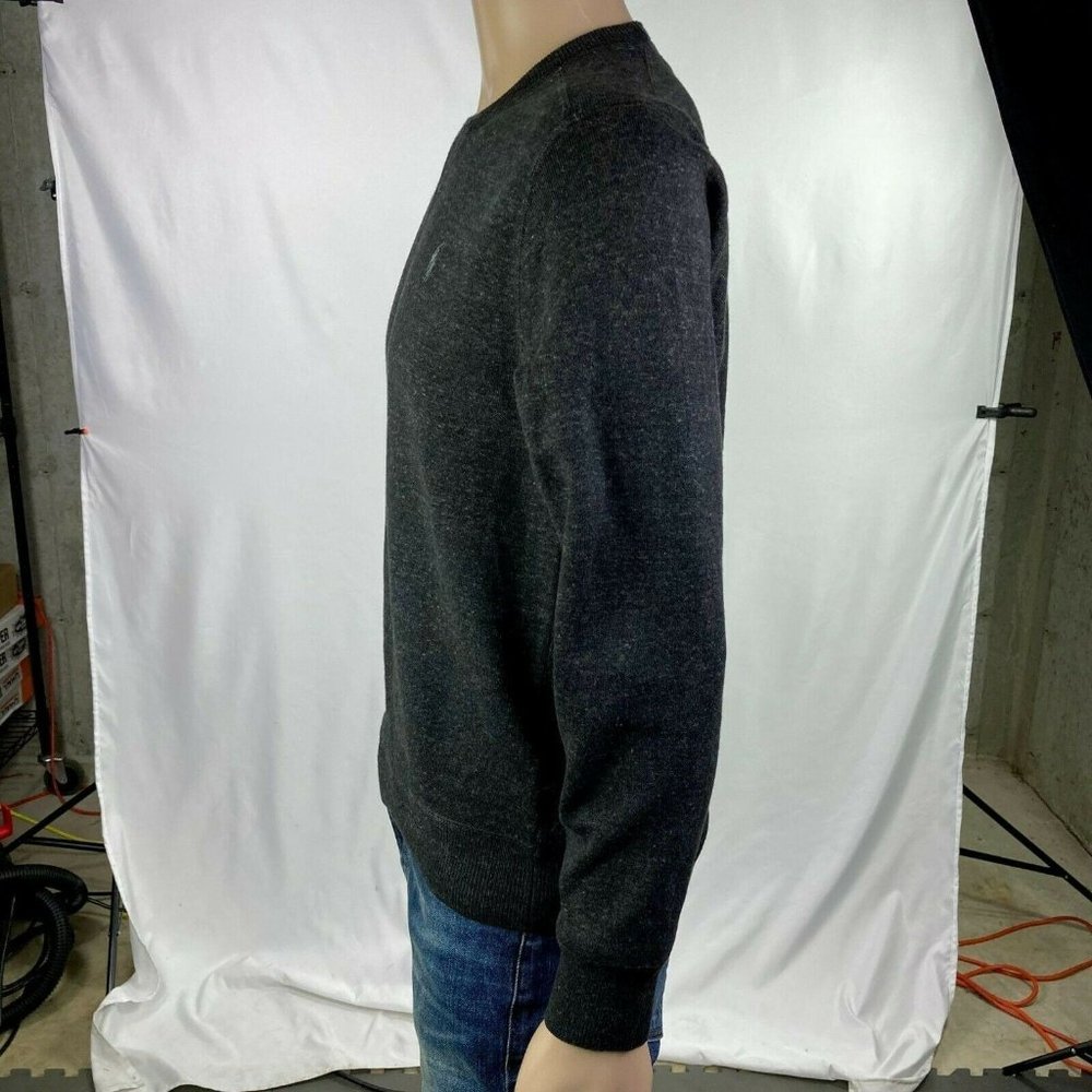 Polo Ralph Lauren Men’s Small Black Crew Fleece Pullover Sweatshirt Sweater NEW - Picture 4 of 7